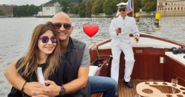 صور.. نانسى عجرم تحتفل بعيد زواجها الـعاشر: " يارب بارك حبنا" 