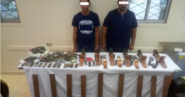 فيديو.. القبض على لصوص سرقة كابلات شركة كهرباء شمال القاهرة