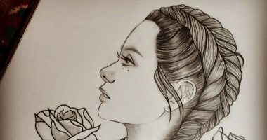 قارئة تشارك بمجموعة بورتريهات.. وتؤكد: أحلم أكون رسامة مشهورة  