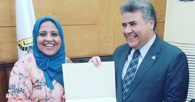 جامعة بنها تكرم محررة "اليوم السابع" بالقليوبية 