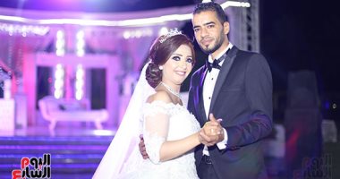الزميل مصطفى السيد يحتفل بزفافه على ولاء فيصل
