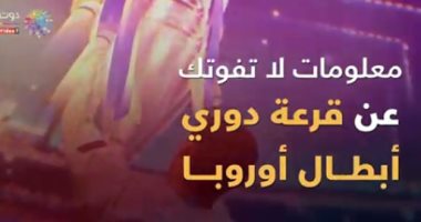 شاهد في دقيقة.. معلومات لا تفوتك عن قرعة دوري أبطال أوروبا