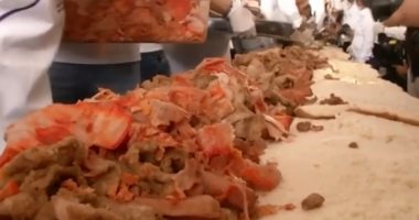 فيديو.. ساندوتش مكسيكى بطول 70 مترا يحطم الرقم القياسى فى أمريكا اللاتينية