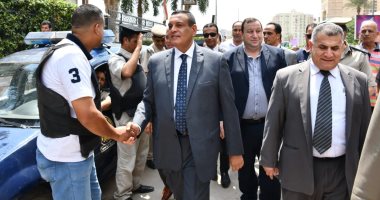 صور.. مدير أمن البحيرة يستقبل المحافظ الجديد بديوان المحافظة