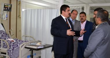 محافظ القليوبية الجديد يقوم بجولة مفاجئة لمستشفى بنها التعليمى