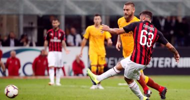 فيديو.. ميلان يقهر روما فى الوقت القاتل بالدوري الإيطالي