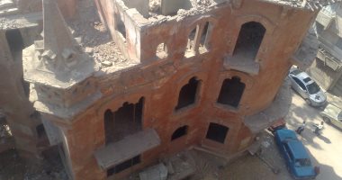 صور.. القصر الأحمر بالمنصورة نموذج للتراث المهمل