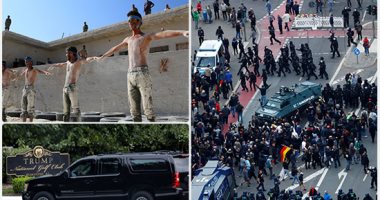 صور.. العالم هذا المساء.. تشييع جثمان السيناتور جون ماكين فى واشنطن.. مظاهرات فى ألمانيا بعد مقتل مواطن على يد لاجئين.. تركيا تدرب مسلحين فى محافظة إدلب بسوريا.. وترامب يتوجه لنادى للجولف تزامنا مع جنازة ماكين
