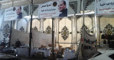 صور..أمن الجيزة يستعد لافتتاح معرض المستلزمات المدرسية بمبادرة "كلنا واحد"