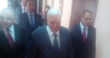 صور.. وصول محافظ الدقهلية الجديد لديوان عام المحافظة لتسلم مهام عمله