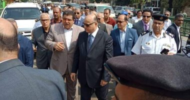 إنفجار ماسورة مياه أمام مدرسة كومبرة الإبتدائية بكرداسة ومناشدة بإصلاحها