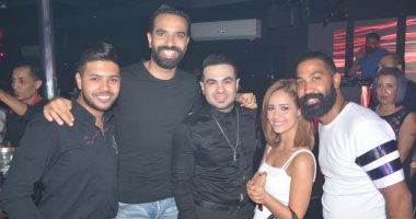 صور.. رنا سماحة ومحمد شاهين يحتفلون بعيد ميلاد المطرب حمزة الصغير 