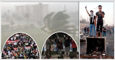 صور.. العالم هذا الصباح.. عاصفة مدارية تضرب جنوب ولاية فلوريدا بأمريكا.. مظاهرات بالأرجنتين احتجاجا على أوضاع الاقتصاد.. أعمال عنف فى محافظة البصرة العراقية .. واحتجاجات ببوليفيا ضد قتل الشرطة لمزارع كوكايين