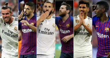 المثلثات الهجومية الجديدة تشعل الصراع مبكرا بين برشلونة وريال مدريد 