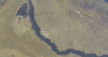 شاهد.. نهر النيل وأهرامات الجيزة وقناة السويس من الفضاء