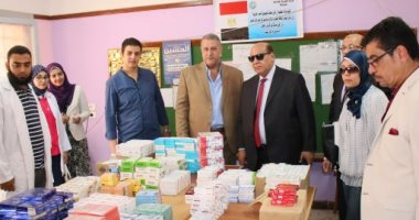جامعة طنطا تنظم قافلة طبية بقرية المعتمدية بالمحلة الكبرى