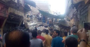 انهيار منزل بعزبة البرج فى دمياط وأنباء عن سقوط ضحايا