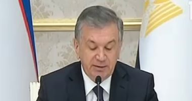 الرئيس الأوزبكى: ناقشت مع السيسى قضايا محاربة الإرهاب الدولى