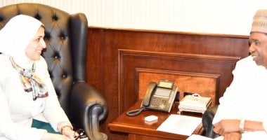 وزيرة الصحة تستقبل سفير نيجيريا لتعزيز سبل التعاون فى المجال الصحى