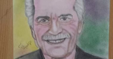 قارئ يشارك برسومات لمشاهير الكرة والفن بالرصاص وألوان الخشب