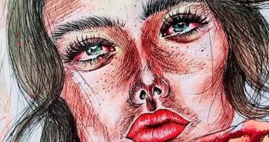 بسملة بنت السنطة.. فنانة تشارك بلوحات مميزة وغير تقليدية