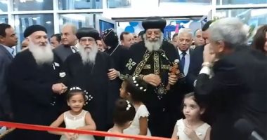 فيديو.. البابا تواضروس يفتتح مدرسة للغات فى دمنهور