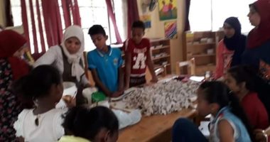 صور.. "ثقافة أسوان" ينظم ورشة حكى ومشغولات خرز لذوى الاحتياجات الخاصة