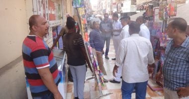 صور.. مجلس مدينة الأقصر يحرر 75 محضر ومخالفة في حملات رفع إشغالات