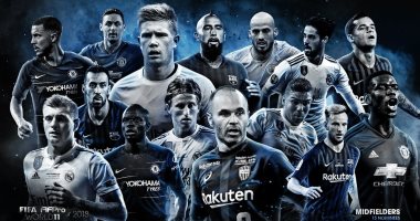فيفا يكشف قائمة لاعبو الوسط المرشحين لإقتحام التشكيلة المثالية 2018