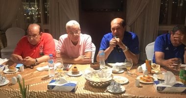 صور.. جلسة عشاء للاعبى المقاولون قبل مواجهة سموحة
