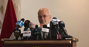 وزير خارجية العراق فى مؤتمر صحفى بالقاهرة: هناك حرب جديدة على المنطقة تحاول التأثير على ثرواتنا خاصة المياه.. ويؤكد: لدينا علاقات مشتركات كثيرة مع مصر,, ونأمل فى تعزيز التعاون السياحى