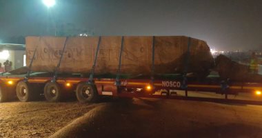 شاهد.. المتحف الكبير  يستقبل 11 قطعة جرانيت من آثار صان الحجر