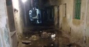 شكوى تكشف غرق شارع بمنطقة بشتيل بمياه الصرف الصحى