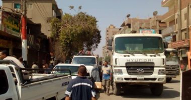 محافظ المنيا يقود حملة مكبرة لإزالة الاشغالات بحى غرب المدينة