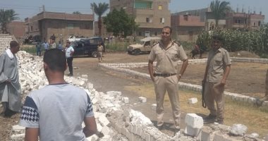 تنفيذ 66 قرار إزالة تعديات على أراضى أملاك الدولة بأسيوط 