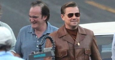 صور.. براد بيت وليوناردو من كواليس تصوير فيلم Once Upon a Time in Hollywood