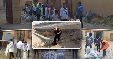 صور.. اليوم العالمى لتنظيف الشوارع.. حملة "شباب بتحب مصر" تبدأ نظافة وجمع مخلفات 6 محافظات.. الأجانب يجملون شواطئ الغردقة.. 300 شاب يتطوعون لتنظيف شواطئ الإسكندرية.. وشباب جامعة القاهرة يكنسون شوارع السكاكينى