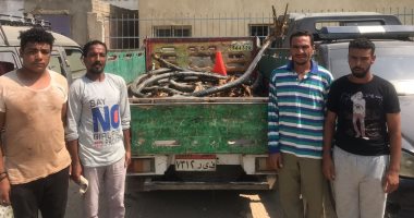ضبط تشكيل عصابى تخصص فى سرقة الكابلات الكهربائية بالسلام