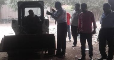 رفع 320 طن مخلفات بشبرا الخيمة فى القليوبية