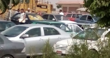 زحام مرورى بطريق السويس والدائرى بسبب أعمال تطوير بشارع الثورة 