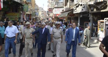 صور.. مدير أمن كفر الشيخ يترأس حملة لإزالة الإشغالات 