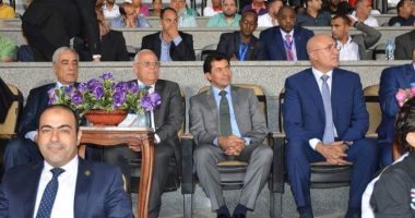 وزير الرياضة يدعم مباراة المصري و اتحاد العاصمة الجزائري بإستاد بورسعيد