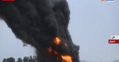 فيديو.. اللقطات الأولى لانفجار خط أنابيب الغاز بالجزائر