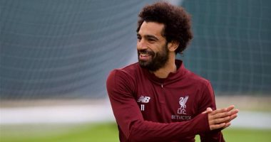 صور جديدة من تدريب محمد صلاح الأخير قبل قمة ليفربول أمام باريس سان جيرمان