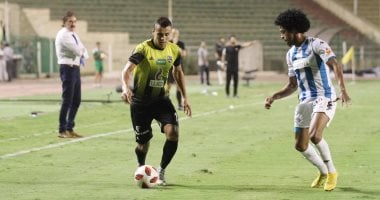 جهاز منتخب مصر يشاهد على وطاهر وجابر فى مباراة المقاولون وبيراميدز