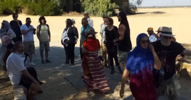 وفد أمريكى يزور منطقة "تونا الجبل" الأثرية بالمنيا