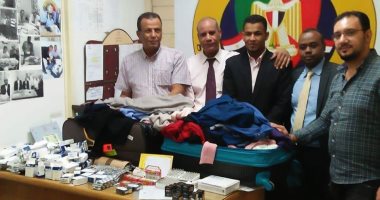 جمارك مطار أسوان تضبط عبوات من الأدوية وأقلام الأنسولين برفقة راكب مصرى