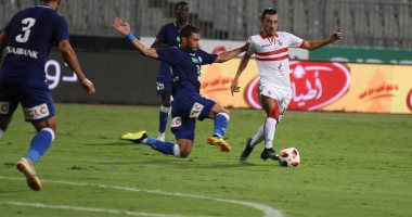 صور.. 60 دقيقة.. أبو جبل يحرم الزمالك من التقدم على سموحة.. والدفع بكهربا