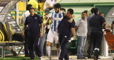 فيديو وصور.. طرد على جبر من مواجهة بيراميدز والمقاولون العرب 