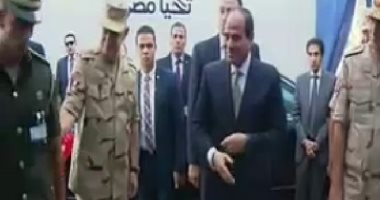 الرئيس السيسى يفتتح مستشفى المنوفية العسكرى.. ومساحتها 29 ألف متر مربع
